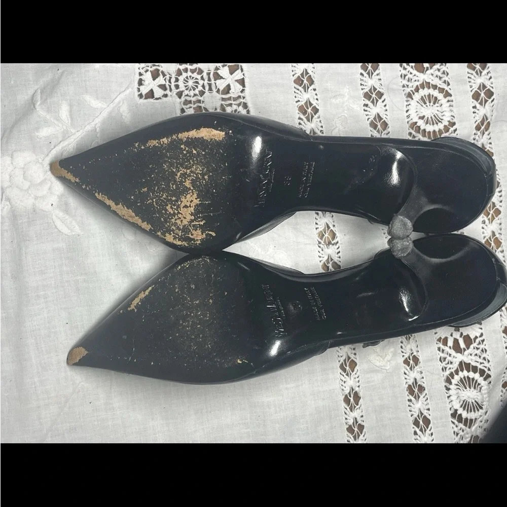 Yves Saint Laurent Black Heels - Picture 4 of 9